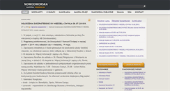 Desktop Screenshot of nowodworska.gazetkaparafialna.pl